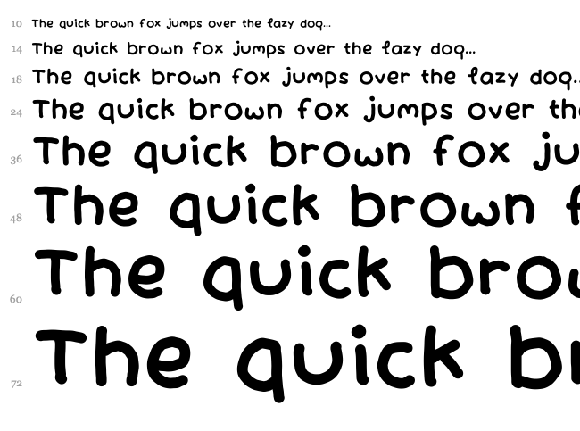 Wind Blows font waterfall
